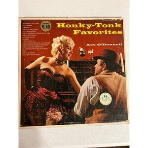 Honky-Tonk Favorites By Ace O'Donnell 33⅓ RPM LP Vinyl Record Vintage Pre-Owned